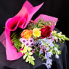When you have enough vases at home....send a wrapped bouquet of seasonal