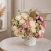 Velvet Veil is a romantic, luxury floral arrangement designed in soft layers
