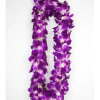 Purple double orchid lei