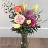Tulips, Roses, and more! This Custom arrangement will include 4 flower stems