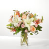 This soft bouquet with premium favorites is the perfect arrangement to wish