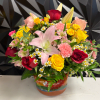 1 full Dozen mix blooms . Colorful arrangement 