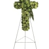 Stunningly simple, this lovely floral cross is a beautiful addition to the