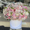 Beautiful mixed flowers in our signature box.