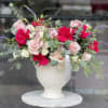 Roses in a vintage vase