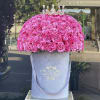 Heart shape roses with a crown on the top