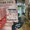 Decorative plant gift boxes with floral prints and 