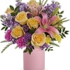 Cheers to you! Celebrate any day with this cheerful gift of pink