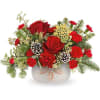 Teleflora's Holly Season Bouquet is full of festive charm! Red roses and