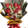 A touch of traditional and modern mixed together in a beautiful bouquet.

Includes: