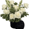 A beautiful simple, yet elegant arrangement designed in a box. 

Includes: roses
