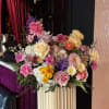 Pastel color centerpiece. Perfect or any occasion. Pedestals not included. Price for