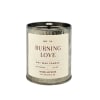 The Burning Love candle delivers a bold, masculine blend of crisp Anjou