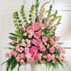 Pink is always a wonderful color to recognize a lady important in