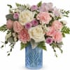 Teleflora's Blue Belle Bouquet is a sweet Mother's Day flower arrangement of