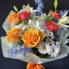 Velvet Sunrise is a radiant composition inspired by the soft glow of