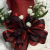 Simple yet beautiful wrist corsage with ribbon. Perfect for any wedding, prom