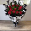 DETAIL WITH RED ROSES , 