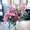 Protea S&iacute; is a bold, modern arrangement centered around the striking beauty
