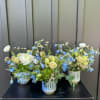 This petite trio of garden inspired blooms are perfect for a bridal