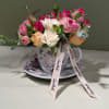 PORCELAIN TEA CUP WITH SOME SPRAY ROSES.... 