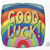 Rainbow balloon with the words GOOD LUCK!