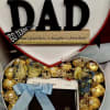 A sentimental heart-shaped presentation featuring a premium Calvin Klein leather wallet, Ferrero