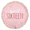 Pink foil balloon with 
