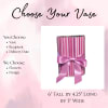 Select your favorite vase, choose the recipient and delivery date, and our