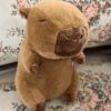 Small cuddly capybara plush- a sweet gift-ready keepsake. One of it's kind