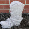 Concrete boot with spur is a unique gift for that special occasion.