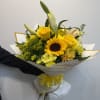 A mixture of yellow flowers.