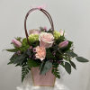 Elevate your floral gift-giving with the Blush Lady's Purse by Westford Florist
