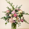 Beautiful Round Arrangement with light pinks and white florals 