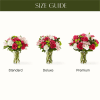 The true beauty of this bouquet is within the sweet colors of