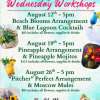 Join our Happy Hour Wednesday workshops-! Bring friends, get creative and enjoy
