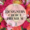 A dazzling burst of hot pinks, coral oranges, and golden yellows-this premium