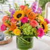A burst of summer sunshine and garden charm greets the recipient with