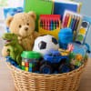 A lively, kid-friendly gift basket designed to delight a little boy-perfect for
