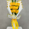 Bright, cheerful, and full of warmth, the Yellow Rose Bouquet features fresh