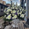 Heartfelt Sympathies Standing Basket- Lavender It is a meaningful gesture to express