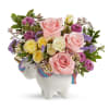 Whimsical and full of charm, Teleflora's Aurora Blooms Bouquet brightens any day