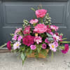 A variety of purple, lavender &amp; mixed blooms designed in a variety