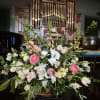 Seasonal mix of the best flowers. Invoking a garden of peace and