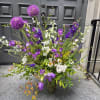 Seasonal mix of the best flowers in the color palette of your