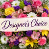 Mixed bouquet with roses, daisies, lilies, and carnations