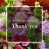 Mixed bouquet of pink roses, daisies, and carnations with green blooms