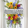 A graceful expression of remembrance and sympathy, our Designer's Choice Funeral Standing