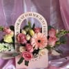 Flower box, perfect for a sweet little gift. Colors will vary!
Let us