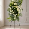 The Emerald Grace Standing Sympathy Spray is a stunning 92-inch tall(7.5 FEET)